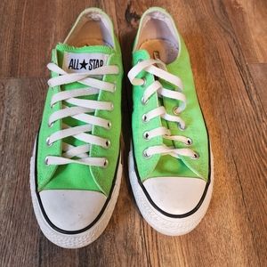 Converse neon green size 7